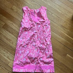 VINEYARD Vines cotton dress with grosgrain detail.  Size 8